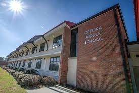 School - Opelika Middle School at 1206 Denson Drive