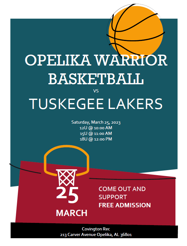 Preview image for Opelika Warriors vs Tuskegee Lakers