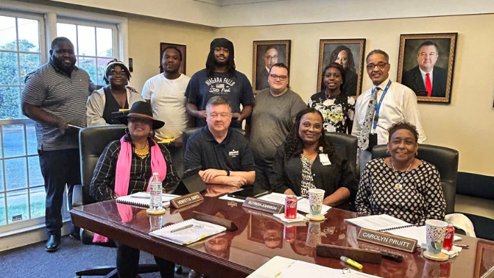 OHA YouthBuild with Board of Commissioners